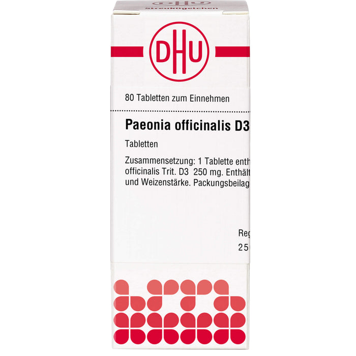 DHU Paeonia officinalis D3 Tabletten, 80 pcs. Tablets