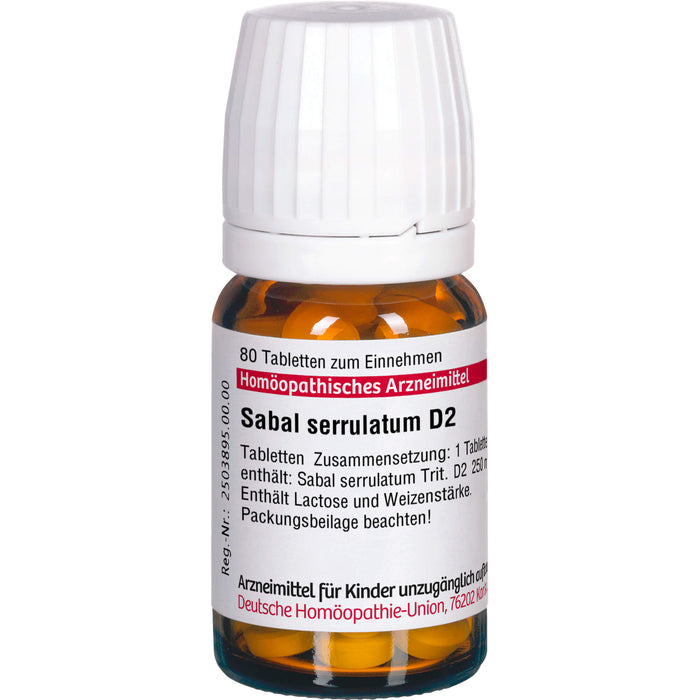 DHU Sabal serrulatum D2 Tabletten, 80 pcs. Tablets