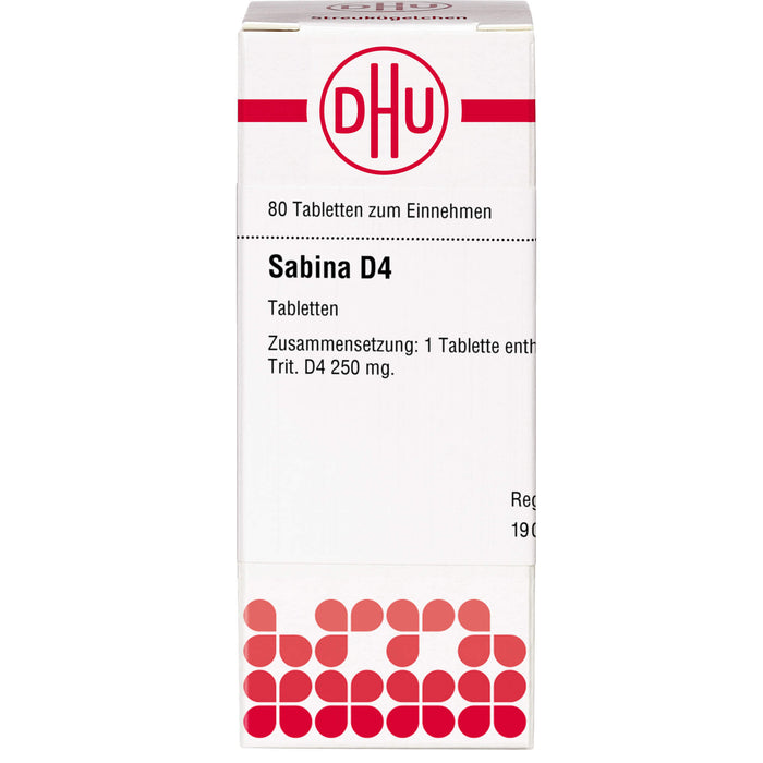 DHU Sabina D4 Tabletten, 80 pcs. Tablets