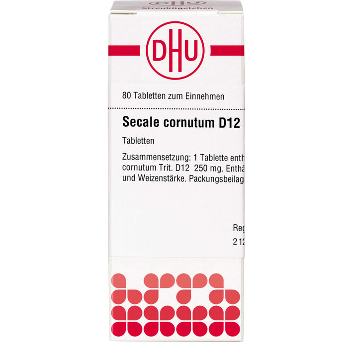 DHU Secale cornutum D12 Tabletten, 80 St. Tabletten