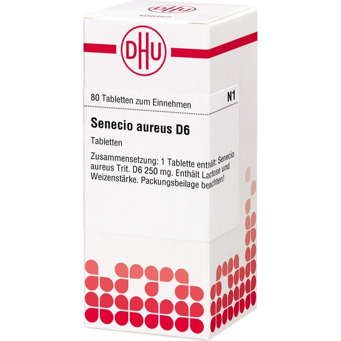 Senecio aureus D6 DHU Tabletten, 80 St. Tabletten