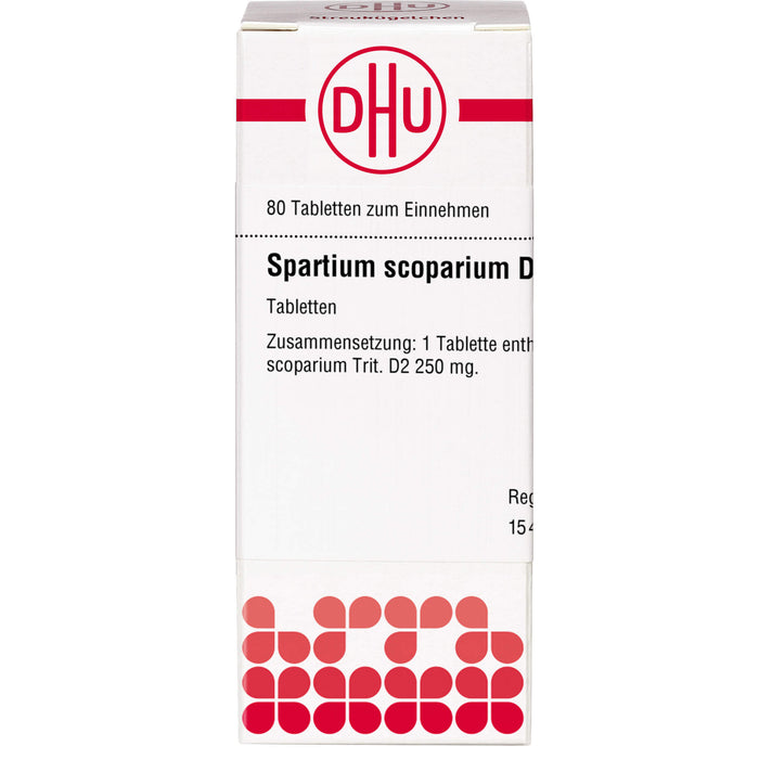 DHU Spartium scoparium D2 Tabletten, 80 St. Tabletten