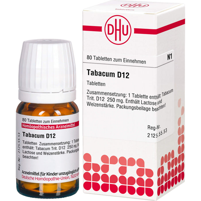 DHU Tabacum D12 Tabletten, 80 St. Tabletten