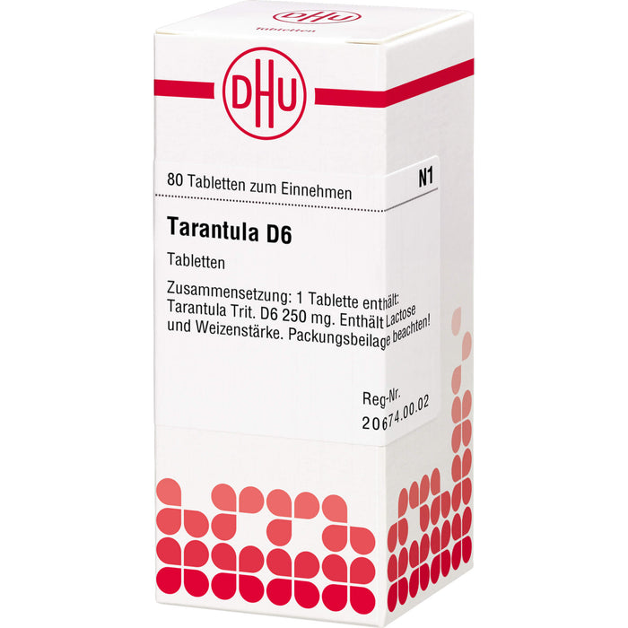 DHU Tarantula D6 Tabletten, 80 St. Tabletten