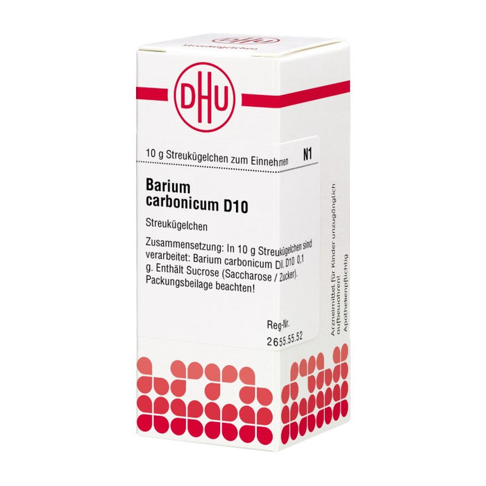 Barium carbonicum D10 DHU Globuli, 10 g Globuli