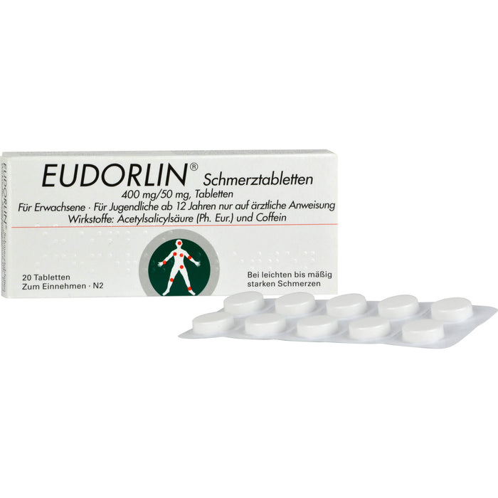 EUDORLIN Schmerztabletten, 20 pc Tablettes