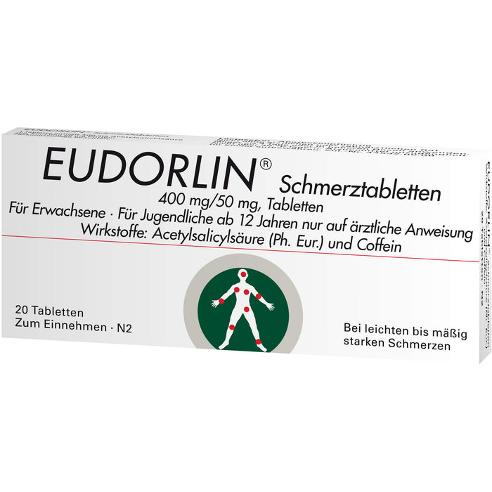 EUDORLIN Schmerztabletten, 20 pc Tablettes