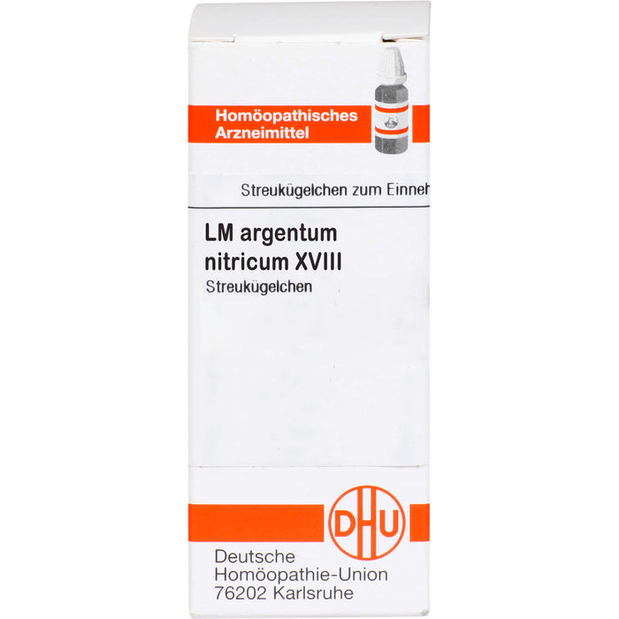 Argentum nitricum LM XVIII DHU Globuli, 5 g Globuli