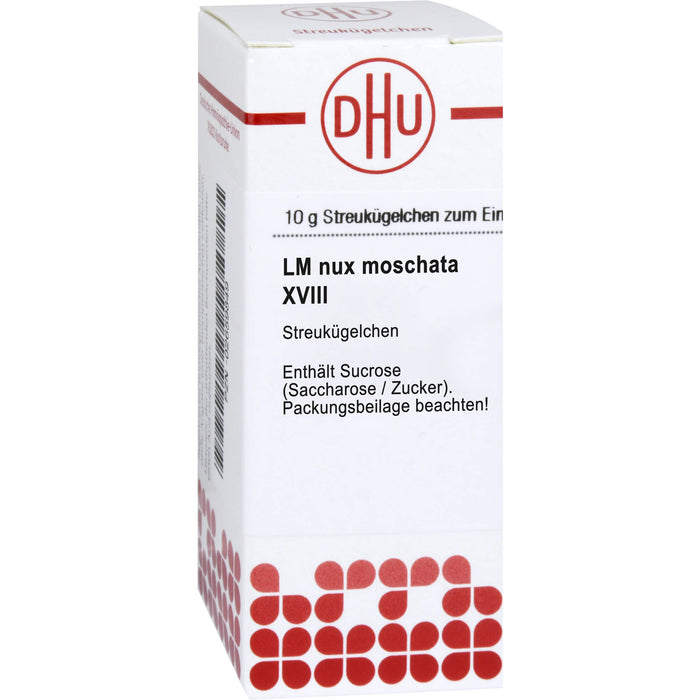 DHU Nux moschata LM XVIII Streukügelchen, 5 g Globules