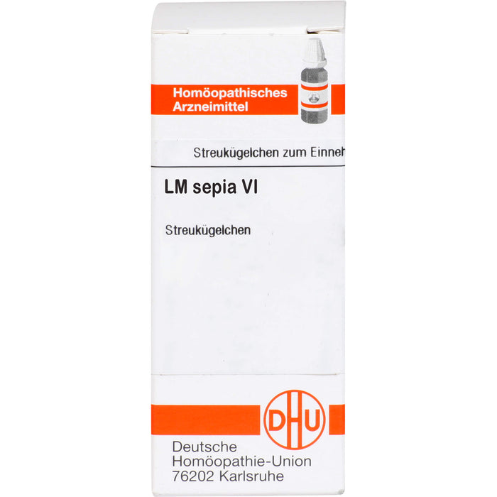 DHU Sepia LM VI Streukügelchen, 5 g Globules