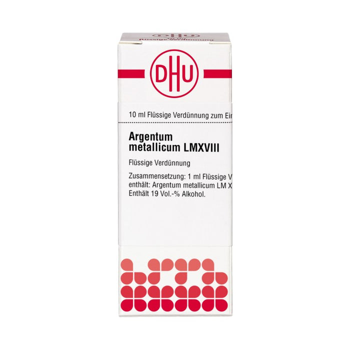 Argentum metallicum LM XVIII DHU Dilution, 10 ml Lösung