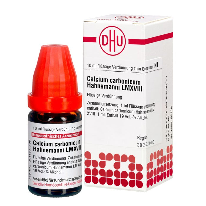 Calcium carbonicum Hahnemanni LM XVIII DHU Dilution, 10 ml Lösung