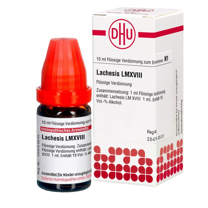 DHU Lachesis LM XVIII Dilution, 10 ml Lösung