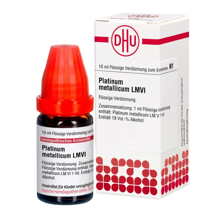 Platinum metallicum LM VI DHU Dilution, 10 ml Lösung