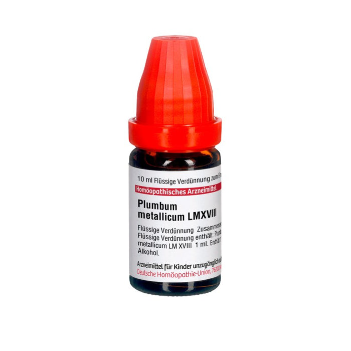 Plumbum metallicum LM XVIII DHU Dilution, 10 ml Lösung