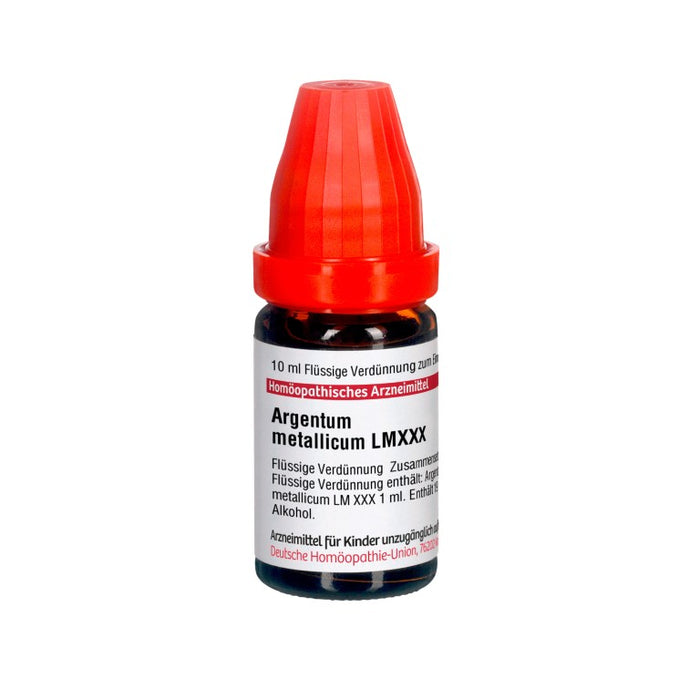 Argentum metallicum LM XXX DHU Dilution, 10 ml Lösung