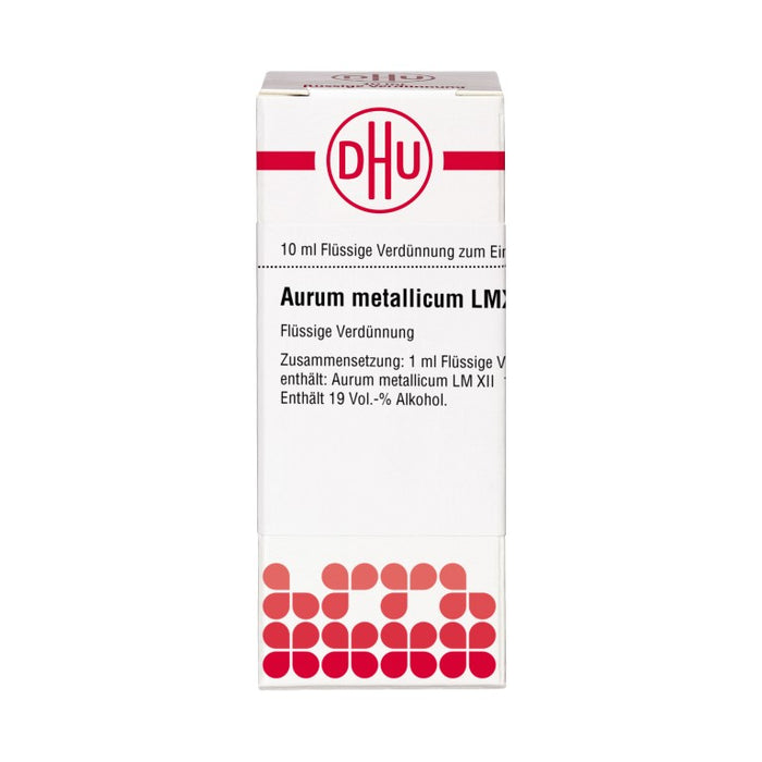 Aurum metallicum LM XII DHU Dilution, 10 ml Lösung