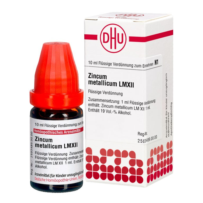 Zincum metallicum LM XII DHU Dilution, 10 ml Lösung