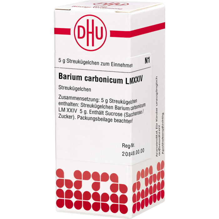 Barium carbonicum LM XXIV DHU Globuli, 5 g Globuli