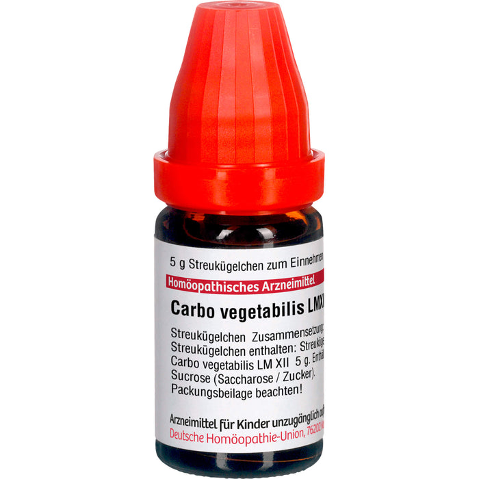 DHU Carbo vegetabilis LM XII Streukügelchen, 5 g Globules