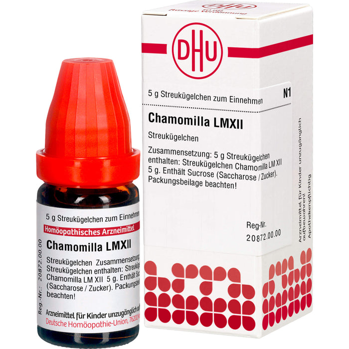 DHU Chamomilla LM XII Streukügelchen, 5 g Globules