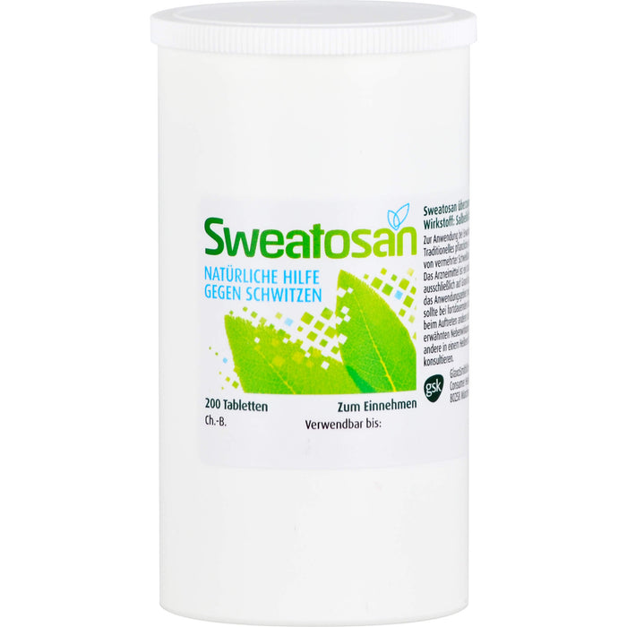 Sweatosan, überzogene Tabletten, 200 St. Tabletten