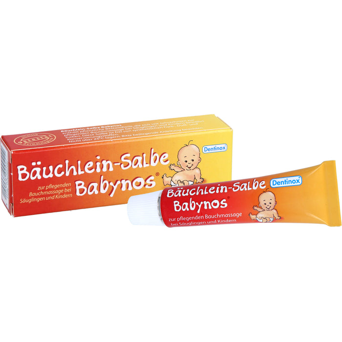 Bäuchlein-Salbe Babynos zur pflegenden Bauchmassage, 10 ml Ointment