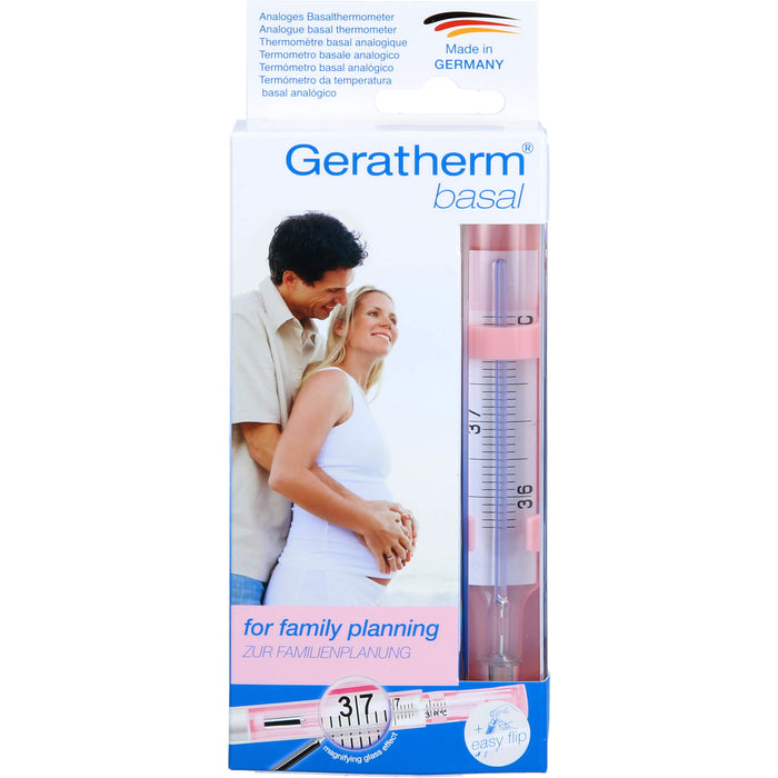 Geratherm basal analoges Basalthermometer, 1 pc thermomètre clinique