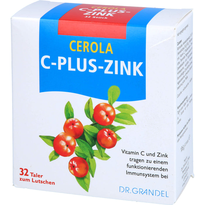 CEROLA C-Plus-Zink Taler, 32 pc Tablettes