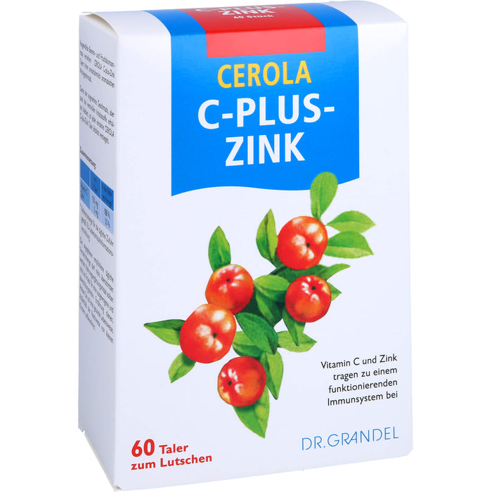 CEROLA C-Plus-Zink Taler, 60 pc Tablettes