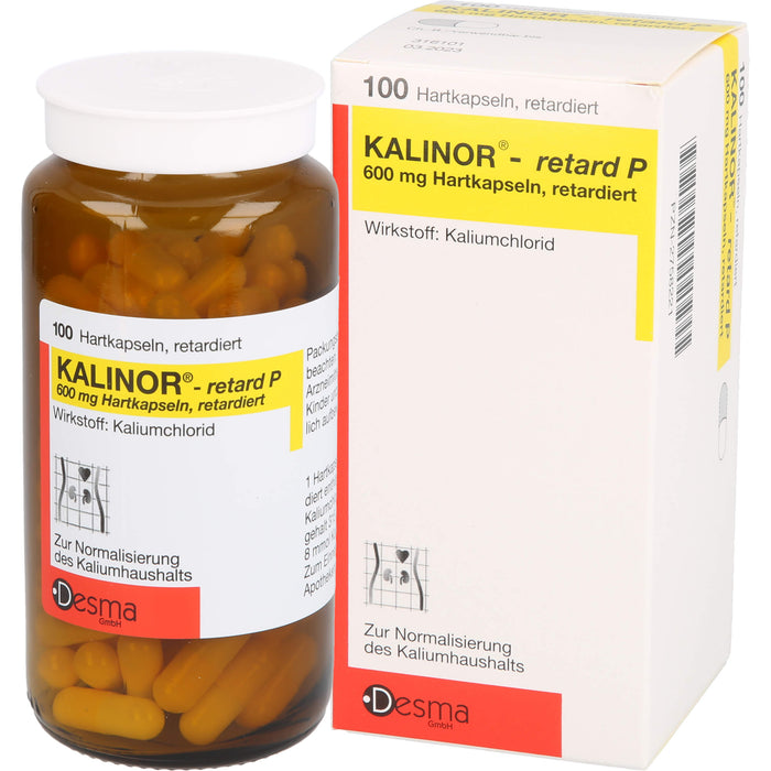 KALINOR-retard P 600 mg Hartkapseln, 100 pcs. Capsules