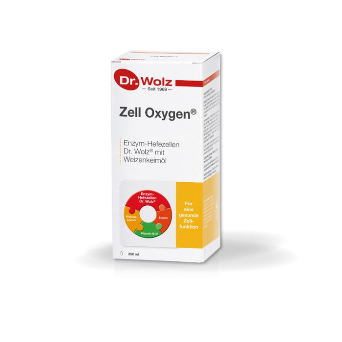 Dr. Wolz Zell Oxygen Lösung zur Unterstützung des Energie-Stoffwechsels, 250 ml Solution