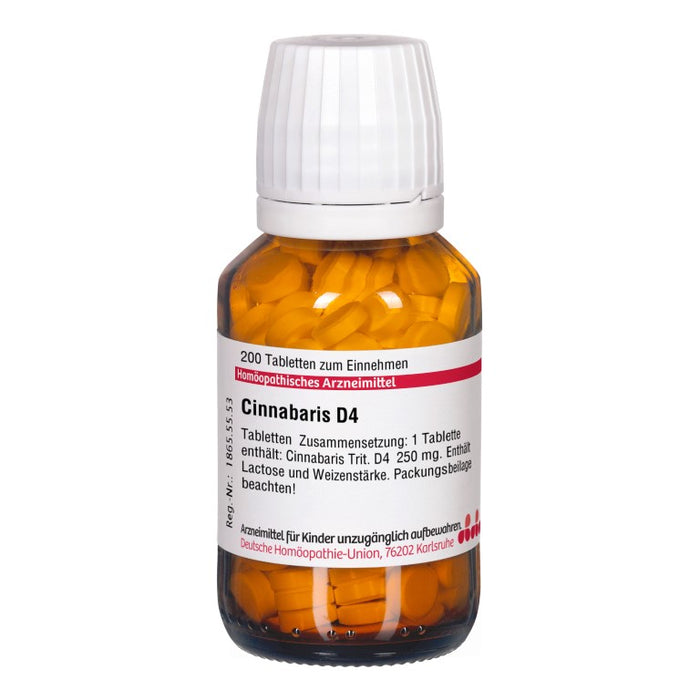 Cinnabaris D4 DHU Tabletten, 200 St. Tabletten