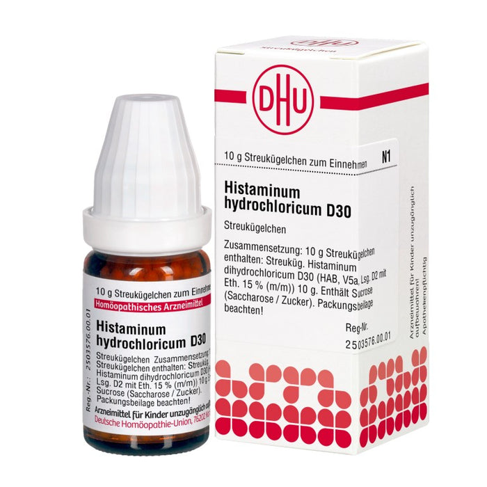 DHU Histaminum hydrochloricum D30 Streukügelchen, 10 g Globuli