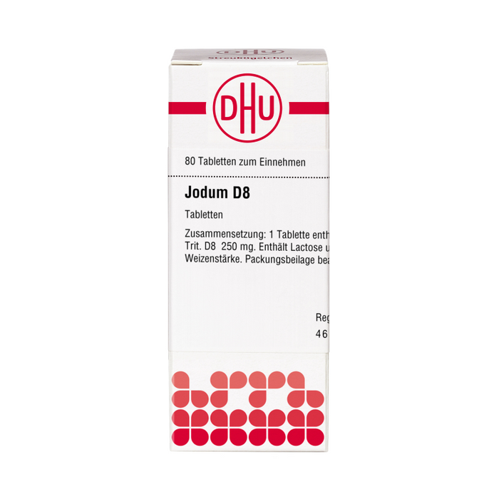 Jodum D8 DHU Tabletten, 80 St. Tabletten