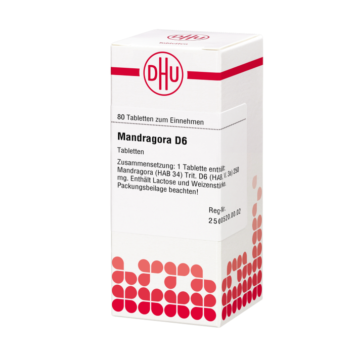 DHU Mandragora D6 Tabletten, 80 St. Tabletten