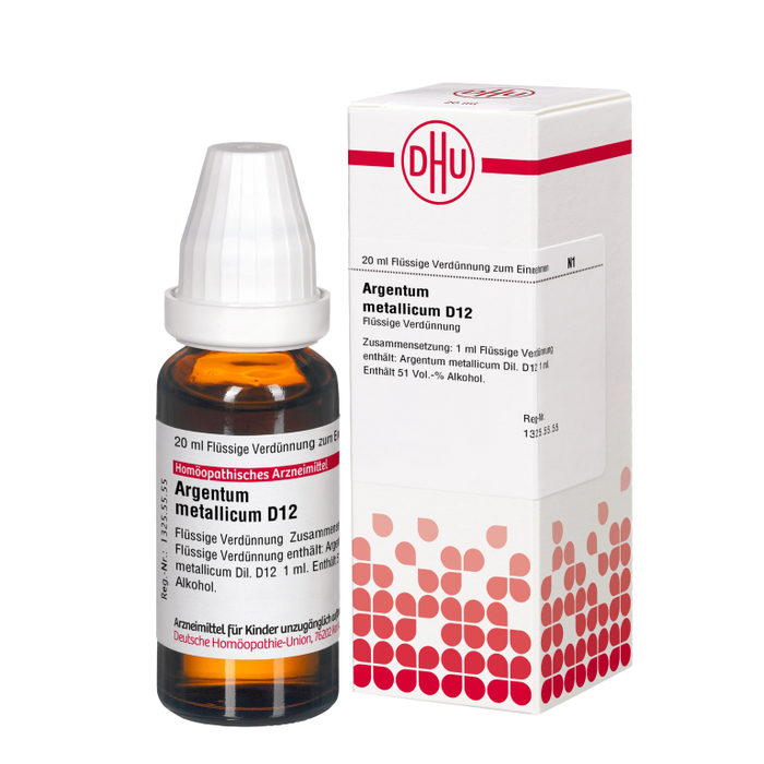 DHU Argentum metallicum D 12 Streukügelchen, 20 ml Lösung