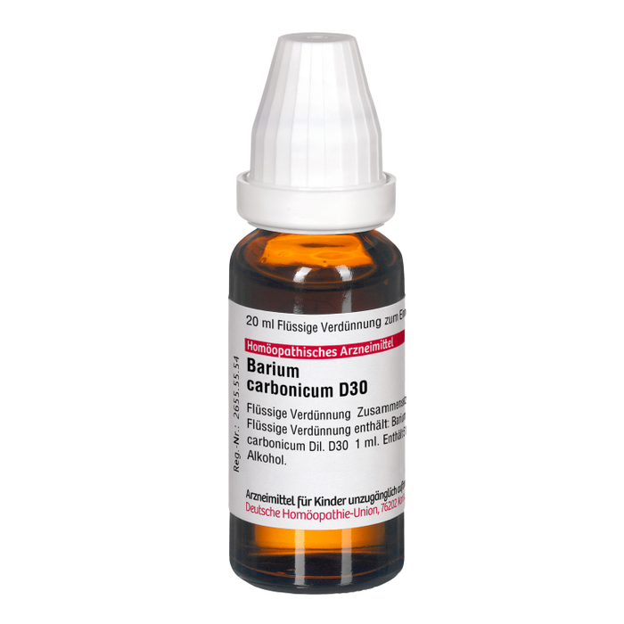 Barium carbonicum D30 DHU Dilution, 20 ml Lösung