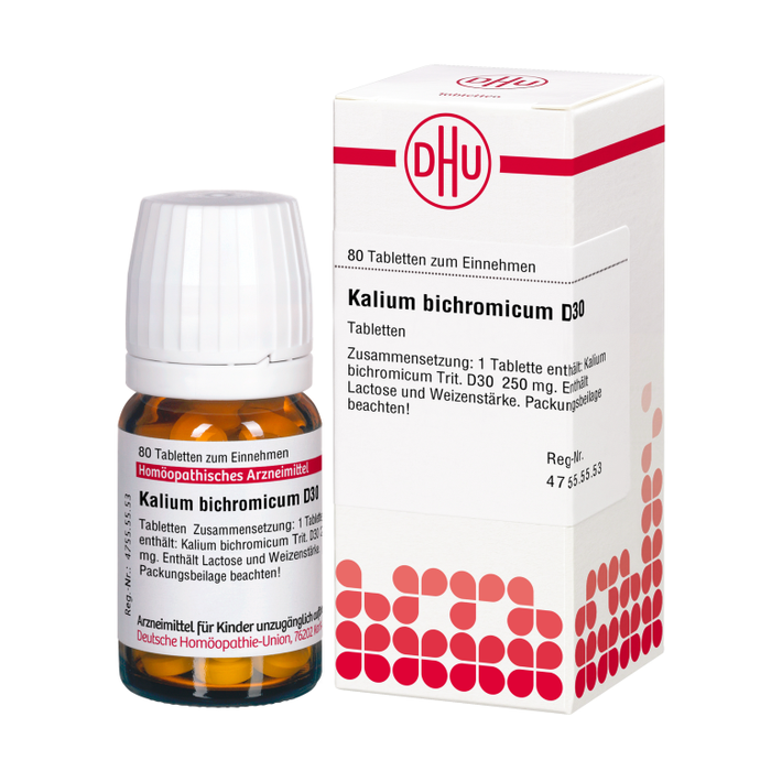 DHU Kalium bichromicum D30 Tabletten, 80 pc Tablettes