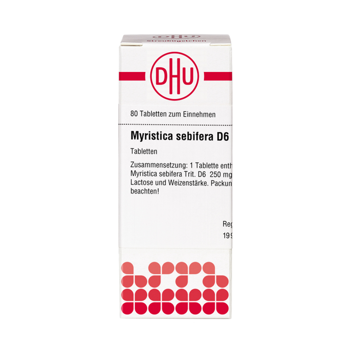 DHU Myristica sebifera D6 Tabletten, 80 pc Tablettes