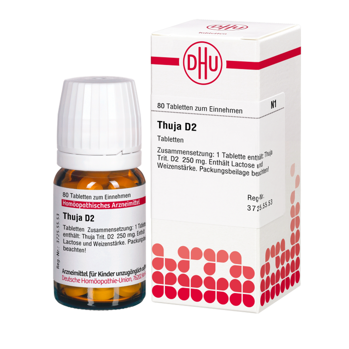 DHU Thuja D2 Tabletten, 80 St. Tabletten