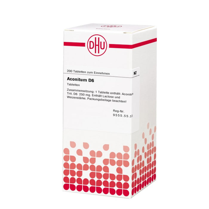 DHU Aconitum D6 Tabletten, 200 St. Tabletten