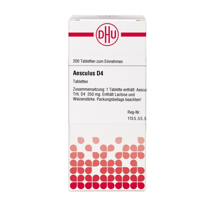 DHU Aesculus D4 Tabletten, 200 St. Tabletten