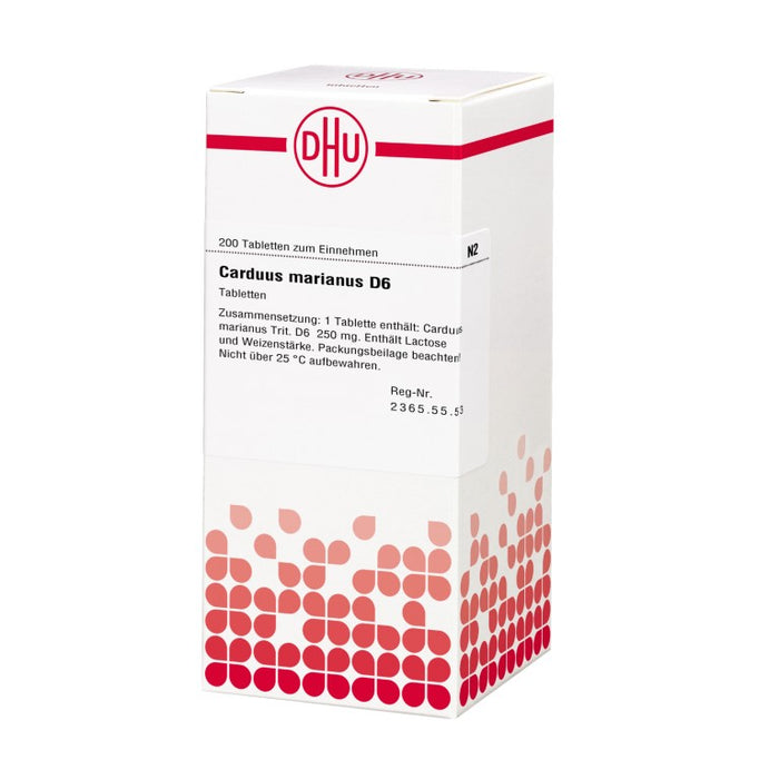 DHU Carduus marianus D6 Tabletten, 200 St. Tabletten