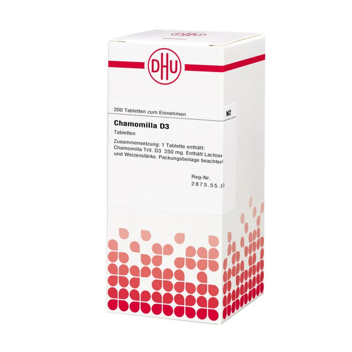 DHU Chamomilla D3 Tabletten, 200 St. Tabletten