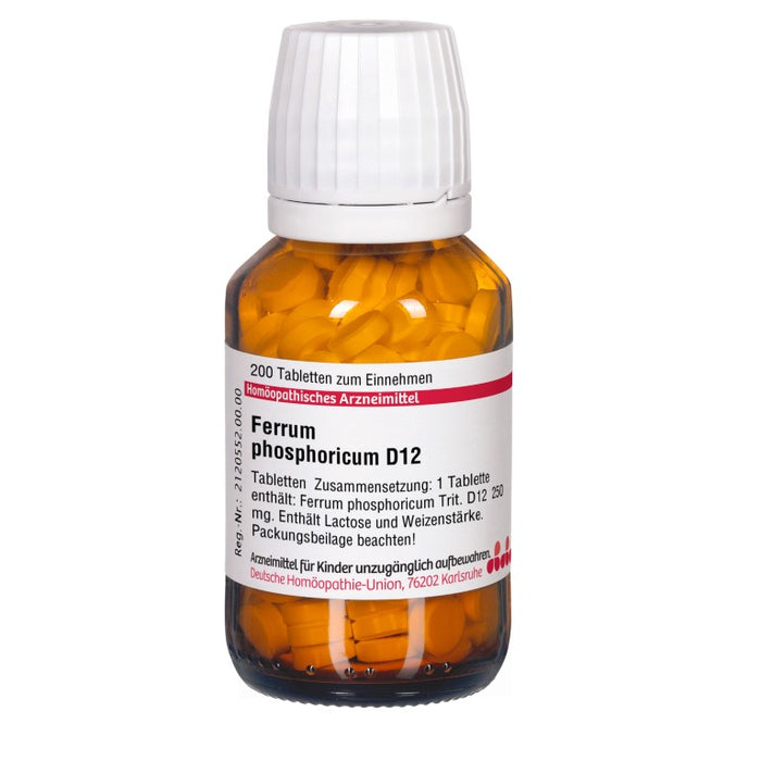 DHU Ferrum phosphoricum D12 Tabletten, 200 St. Tabletten