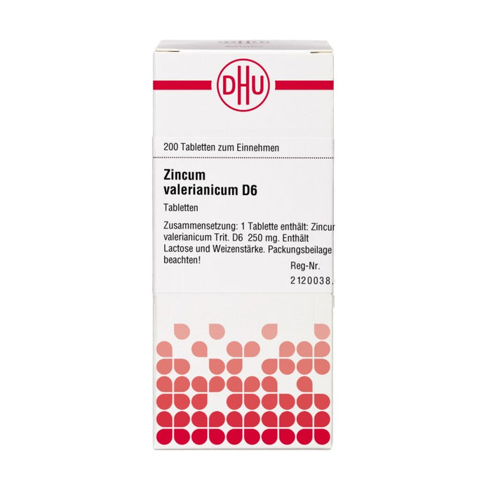 DHU Zincum valerianicum D6 Tabletten, 200 St. Tabletten