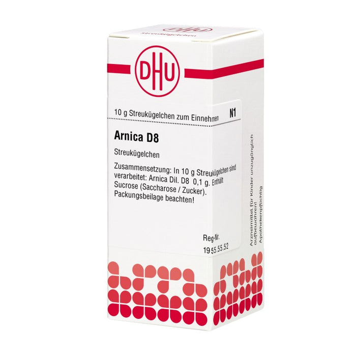 DHU Arnica D8 Streukügelchen, 10 g Globuli