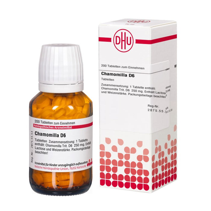 DHU Chamomilla D6 Tabletten, 200 St. Tabletten