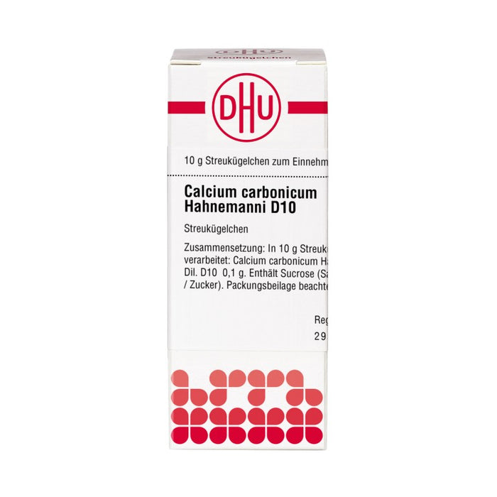 DHU Calcium carbonicum Hahnemanni D10 Streukügelchen, 10 g Globules